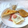 かっちゃん杉's cooksnap of when they made 黄身が少し固まってトロントロンの目玉焼き.