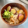 azbjbn's cooksnap of when they made 秋です〜さつまいもと白菜のお味噌汁〜♪.