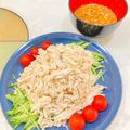 〜みみ〜's cooksnap of when they made ササミやむね肉で【棒棒鶏（バンバンジー）.