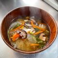 azbjbn's cooksnap of when they made いい出汁かおる白菜 椎茸の味噌汁^^.