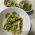 クックCXP7H1☆'s cooksnap of when they made 春キャベツとキュウリのツナマヨ和え.