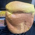 トコタン's cooksnap of when they made HBでふわっふわ♡かぼちゃ食パン.