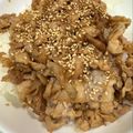 なーなちゃん's cooksnap of when they made 豚バラスライスで焼肉丼ジャン.
