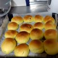 ゆいわかママ's cooksnap of when they made カボチャ丸パン(HB使用).