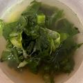 なおすけ151a's cooksnap of when they made ごま油香る！ロメインレタスの中華風スープ.