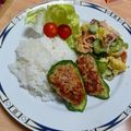 ちかﾁｬﾝ☆'s cooksnap of when they made 基本のピーマンの肉詰め♪簡単.