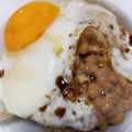 くむちん's cooksnap of when they made 簡単❣❣納豆目玉焼き丼～(o^^o).