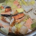 Ruca＊'s cooksnap of when they made 鮭と白菜の重ね鍋　バターじょうゆ味.