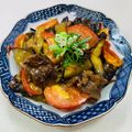 あっこ姉's cooksnap of when they made なす・トマト・牛肉のオイスターソース炒め.