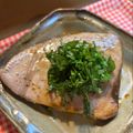 お山のエイ's cooksnap of when they made マグロステーキ.