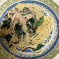 バウンド's cooksnap of when they made あわび茸のクリームパスタ.