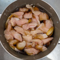 yama_miu's cooksnap of when they made 鶏ムネ肉は切り方次第でやわらかく♡.