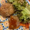 よりさく♡'s cooksnap of when they made ヘルシー！オーブンでふっくらハンバーグ★.