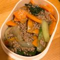 nomado's cooksnap of when they made 青梗菜とひき肉のオイスターソース炒め.