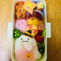 クックH9Y7SA☆'s cooksnap of when they made ハロウィンキャラ弁すみっコぐらしのおばけ.