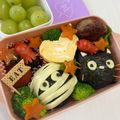 ベルちゃんパンケーキ's cooksnap of when they made ハロウィン★ミイラ&黒猫♩遠足☆キャラ弁.