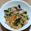 ケンチャナヨ～'s cooksnap of when they made 小松菜と春雨のひき肉炒め煮.