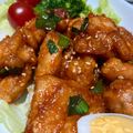 mieckey's cooksnap of when they made ☆ヤンニョムチキン☆.