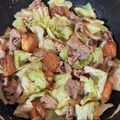 ☆☆くるみもち☆☆'s cooksnap of when they made 豚肉とキャベツのオイマヨガーリック炒め.