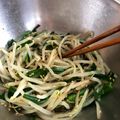 おぐいと's cooksnap of when they made ニラともやしのナムル.