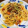 kinniko's cooksnap of when they made 簡単プロの味！オイルサーディンパスタ.
