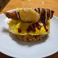 なっさん姫's cooksnap of when they made 合挽き肉で♪我が家のコクうまオムライス.