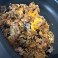 みきんどる's cooksnap of when they made 残ったお寿司でめちゃうま海鮮チャーハン♡.