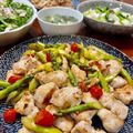 Superlittleboo's cooksnap of when they made アスパラガスと鶏むね肉の蒸し焼き.