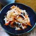 ぱぴぷぺぽち's cooksnap of when they made 大根と干し柿の紅白なます✿.