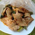 ミロ9607's cooksnap of when they made 豚バラとにんにくの芽の炒め物.
