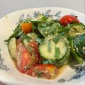あっぷるん's cooksnap of when they made トマトとキュウリの青じそサラダ♪.