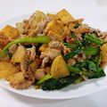 きまぐれクック＊'s cooksnap of when they made 豚バラ大根と小松菜の甘口ごま味噌炒め.