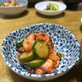 ゆいランラン's cooksnap of when they made ごま油が香る旬のキュウリタコキムチ.