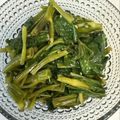 ポムポムポヨコ's cooksnap of when they made レンチンかんたん！空芯菜のナムル.