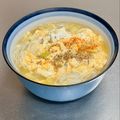 Etsu☆ko's cooksnap of when they made 激ウマ♡柚子胡椒deふわふわ中華卵スープ.