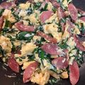 ☆ドキンちゃん☆”'s cooksnap of when they made 魚肉ソーセージ入りのニラ玉 *☻*.