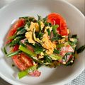 azbjbn's cooksnap of when they made 定番のニラ玉炒め☆トマト入り.
