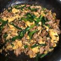 Rie's cooksnap of when they made とろふわ！タレが絡まる中華風豚ニラ玉.