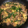 Rie's cooksnap of when they made とろふわ！タレが絡まる中華風豚ニラ玉.