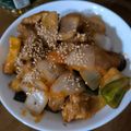 kahoro's cooksnap of when they made 厚揚げで♪お手軽ヤンニョムチキン風♪.