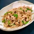 お料理ニャロメ's cooksnap of when they made 簡単！もやしと豚肉のオイスターソース炒め.