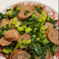 Tomotabi's cooksnap of when they made 大根葉とベーコンの甘辛炒めカレー風味.
