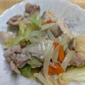 ニボシット's cooksnap of when they made 鶏ももとキャベツのコンソメバター炒め.