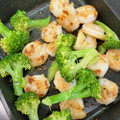 いちご帽子's cooksnap of when they made 海老とブロッコリーの簡単コク旨炒め♪.