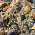 ｓａｙａーｓａｙａ's cooksnap of when they made ごはんがすすむ!!甘辛ミンチの卵とじ.