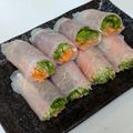 MAKI's cooksnap of when they made 水菜と生ハムの生春巻き.