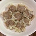 もも's cooksnap of when they made ☆お肉たっぷり激旨！餃子の皮で大粒焼売☆.
