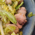 あかぷり's cooksnap of when they made ■旨い！鶏肉とキャベツの塩にんにく炒め■.