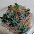 ゆりのもり's cooksnap of when they made ＊春雨と小松菜の中華和え＊.
