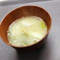 プルンバゴ's cooksnap of when they made 長ネギとじゃがいものお味噌汁.